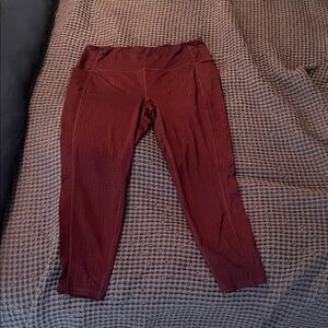 RBX Women's Burgundy Leggings